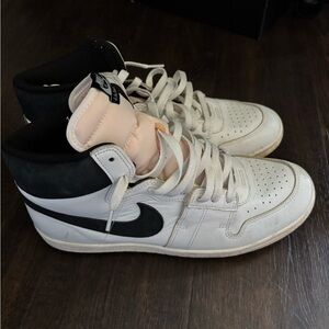 Nike White and Black Athletic Shoes